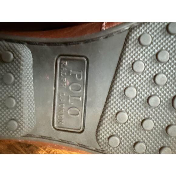 Polo Ralph Lauren Driving Penny Loafer Brown Leather Reynold Size 11.5D 11721 - Picture 5 of 6